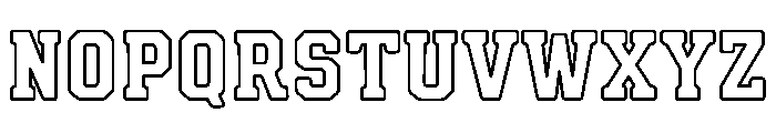BFC Endzone Otl Font UPPERCASE