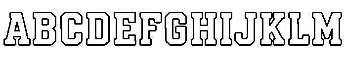 BFC Endzone Otl FONT