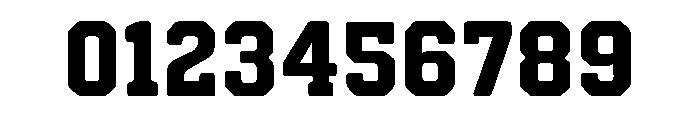 BFC Endzone Font OTHER CHARS