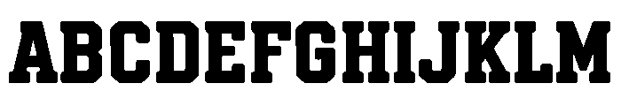 BFC Endzone Font UPPERCASE