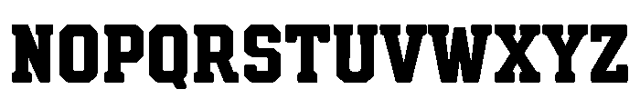BFC Endzone Font LOWERCASE