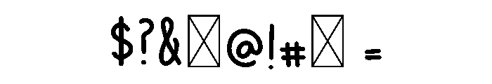 BFC Forest Spring Font OTHER CHARS