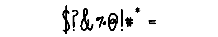 BFC Frankie Font OTHER CHARS