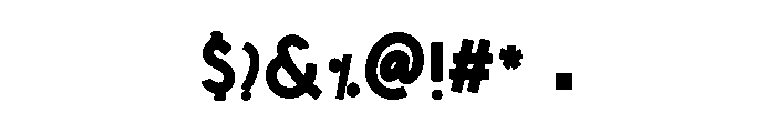 BFC Fresh Bread Font OTHER CHARS