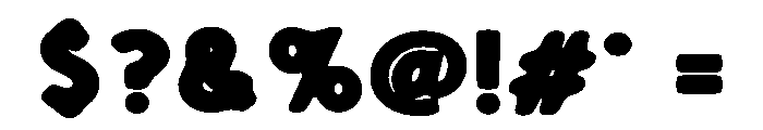 BFC Fruit Tree Font OTHER CHARS