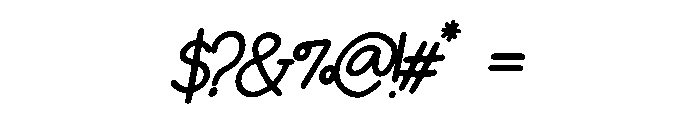 BFC Ghoulish Mansion Font OTHER CHARS