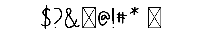 BFC Giving Thanks Font OTHER CHARS