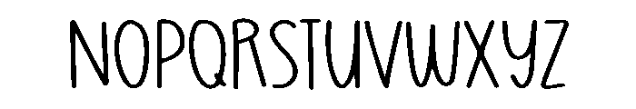 BFC Giving Thanks Font LOWERCASE