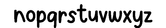 BFC Happy Magic Font LOWERCASE