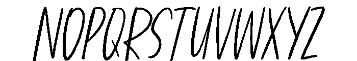 BFC Haunted Scratch Font UPPERCASE