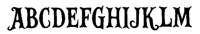 BFC Haunted Silence Font UPPERCASE