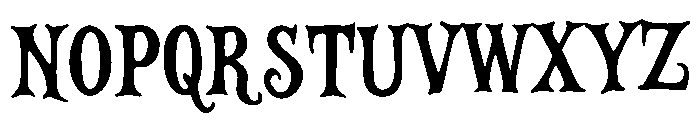 BFC Haunted Silence Font UPPERCASE