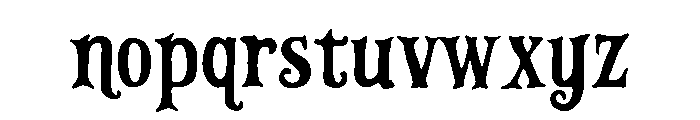 BFC Haunted Silence Font LOWERCASE