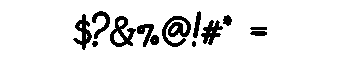 BFC Hello Flower Font OTHER CHARS