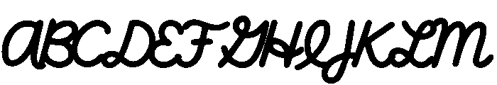 BFC Hello Flower Font UPPERCASE