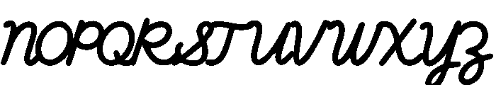 BFC Hello Flower Font UPPERCASE