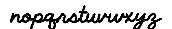 BFC Hello Flower Font LOWERCASE