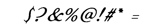 BFC Holiday Celebrat Font OTHER CHARS