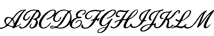 BFC Holiday Celebrat Font UPPERCASE