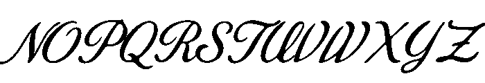 BFC Holiday Celebrat Font UPPERCASE