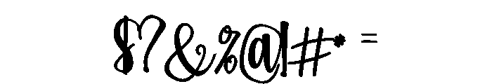 BFC Hometown Christm Font OTHER CHARS