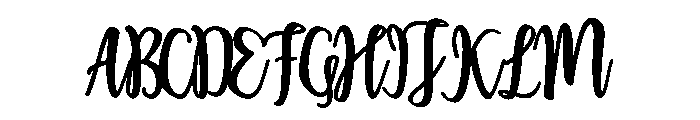 BFC Hometown Christm Font UPPERCASE