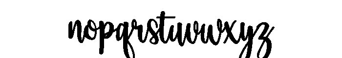 BFC Hometown Christm Font LOWERCASE