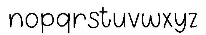 BFC Jacket Weather Font LOWERCASE