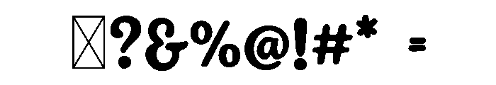 BFC Kringle Avenue Font OTHER CHARS