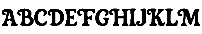BFC Kringle Avenue Font UPPERCASE