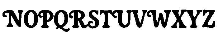 BFC Kringle Avenue Font UPPERCASE