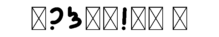 BFC Little Tiger Font OTHER CHARS