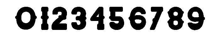 BFC Longhorn Font OTHER CHARS