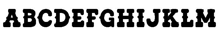 BFC Longhorn Font UPPERCASE