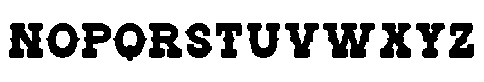 BFC Longhorn Font UPPERCASE