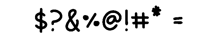 BFC Luckiest Charm Font OTHER CHARS