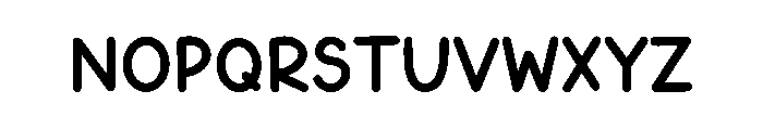 BFC Lunch Boxes Font UPPERCASE