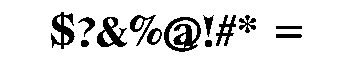 BFC Macabre Font OTHER CHARS