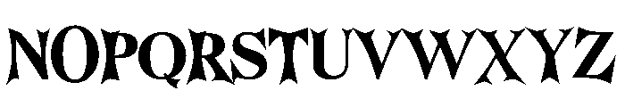 BFC Macabre Font UPPERCASE
