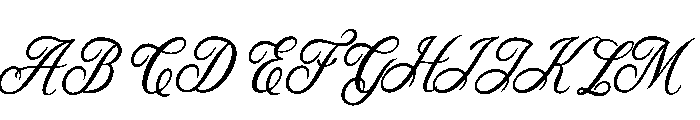 BFC Marigold I Font UPPERCASE