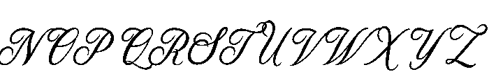 BFC Marigold I Font UPPERCASE
