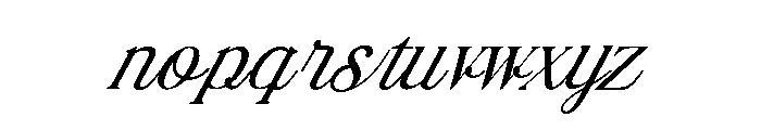BFC Marigold I Font LOWERCASE