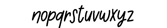 BFC Marshy Night Font LOWERCASE