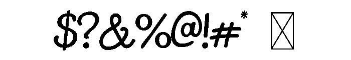 BFC Mistletoe Cottag Font OTHER CHARS