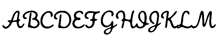 BFC Mistletoe Cottag Font UPPERCASE