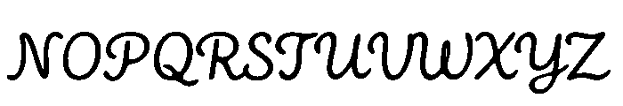 BFC Mistletoe Cottag Font UPPERCASE