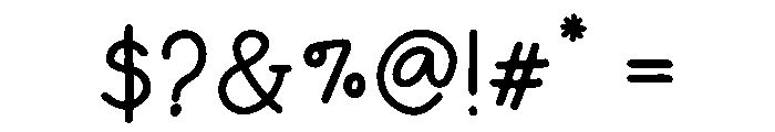 BFC Orange Creamie Font OTHER CHARS