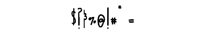 BFC Peaches And Crea Font OTHER CHARS