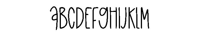 BFC Peaches And Crea Font UPPERCASE