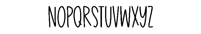 BFC Peaches And Crea Font LOWERCASE